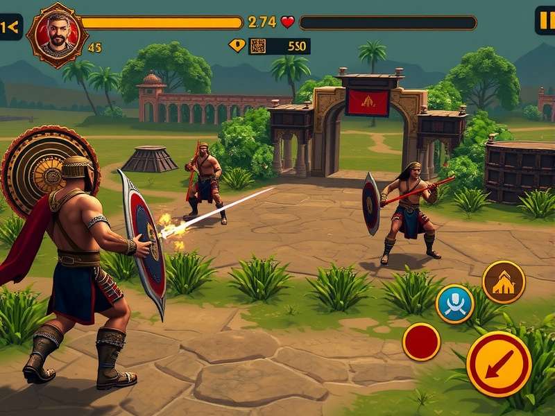 Indian War Gladiator combat system